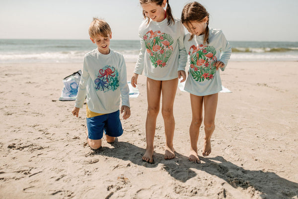 Floral UV Shirt - Kids