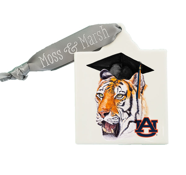 Auburn University Aubie the Tiger Graduate Ornament