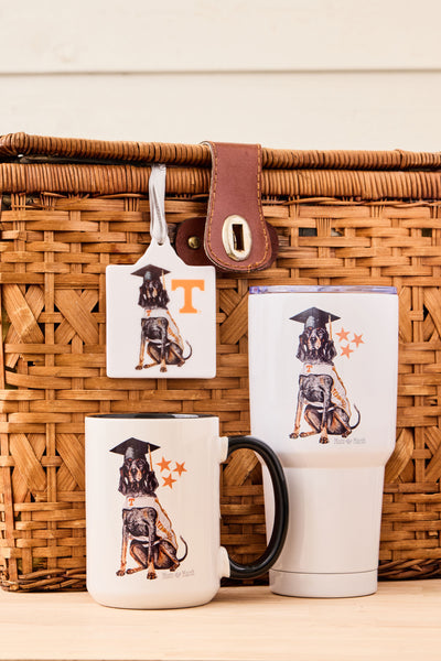 University of Tennessee Smokey Graduate Watercolor Ornament