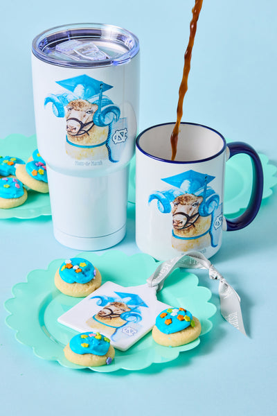 University of North Carolina Rameses Graduate Ceramic Mug