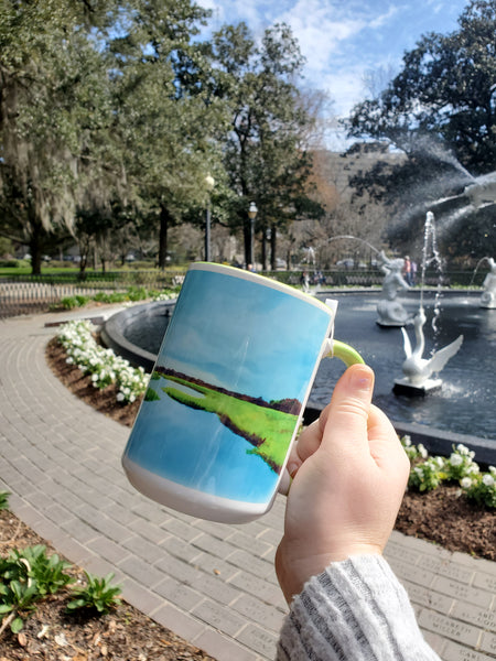 Lowcountry Marsh Mug 15oz - Ceramic