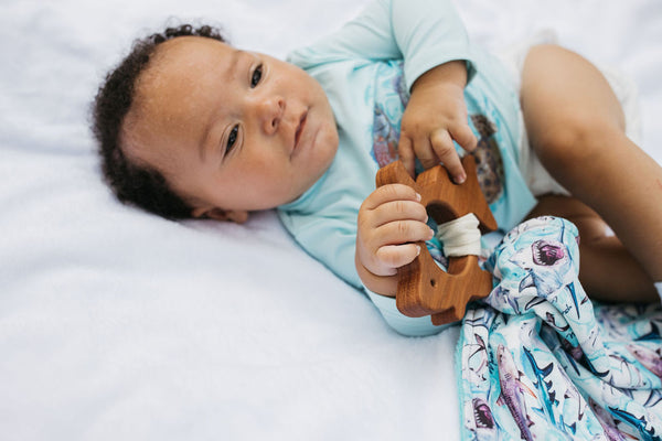 Sharks Lovey Teether Set