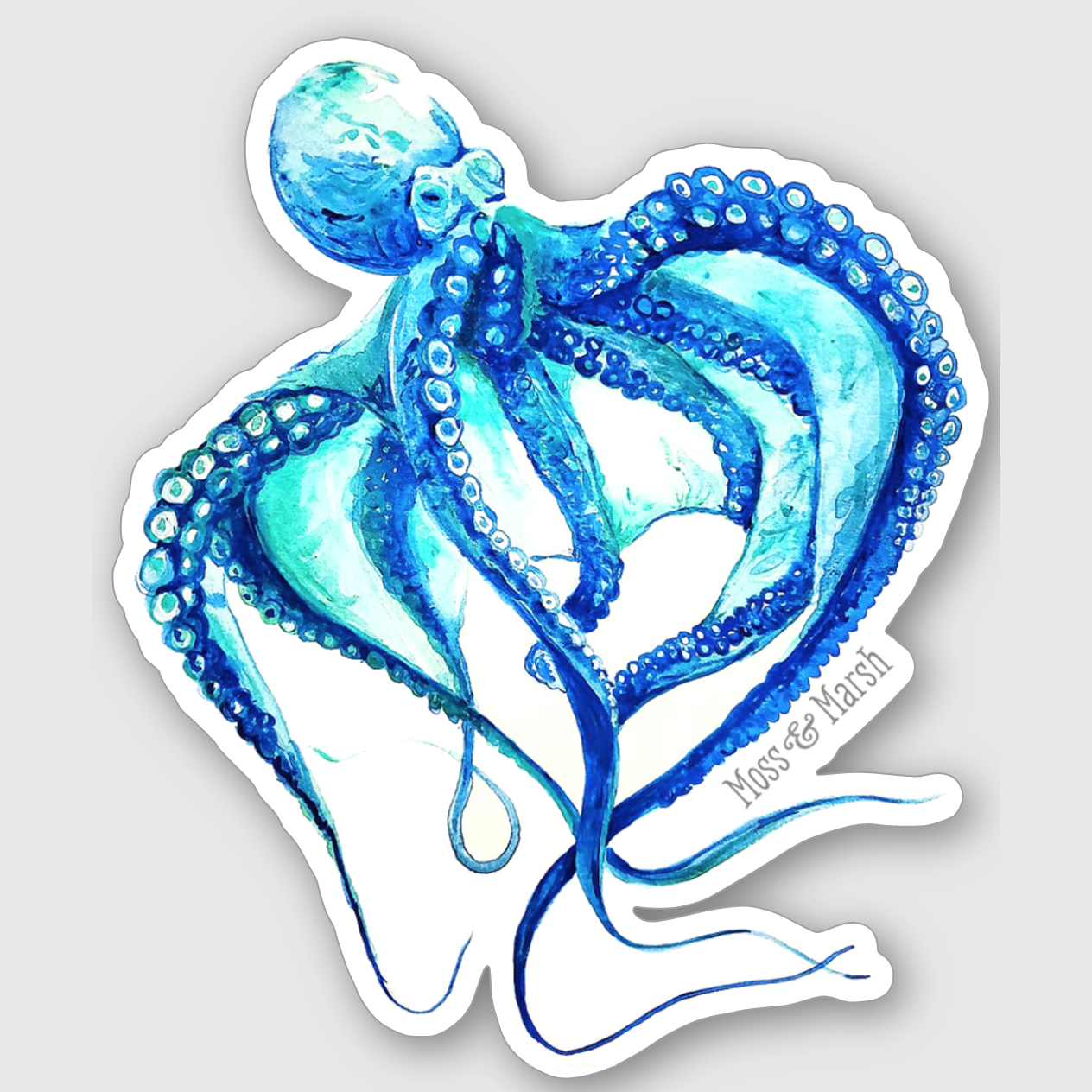 Octopus Sticker – Moss & Marsh