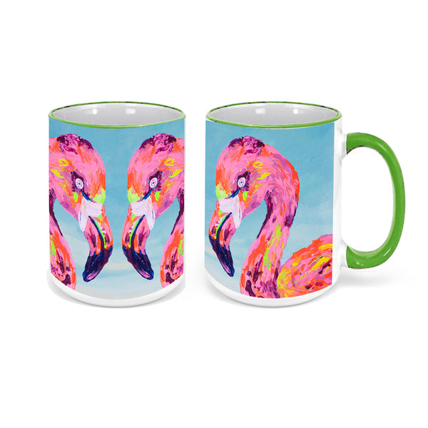 Flamingo Mug 15oz - Ceramic